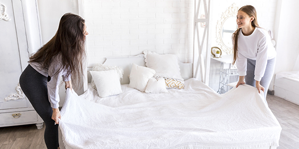 La importancia de la higiene del sueño: cuándo cambiar tus sábanas y mantenerlas impecables
