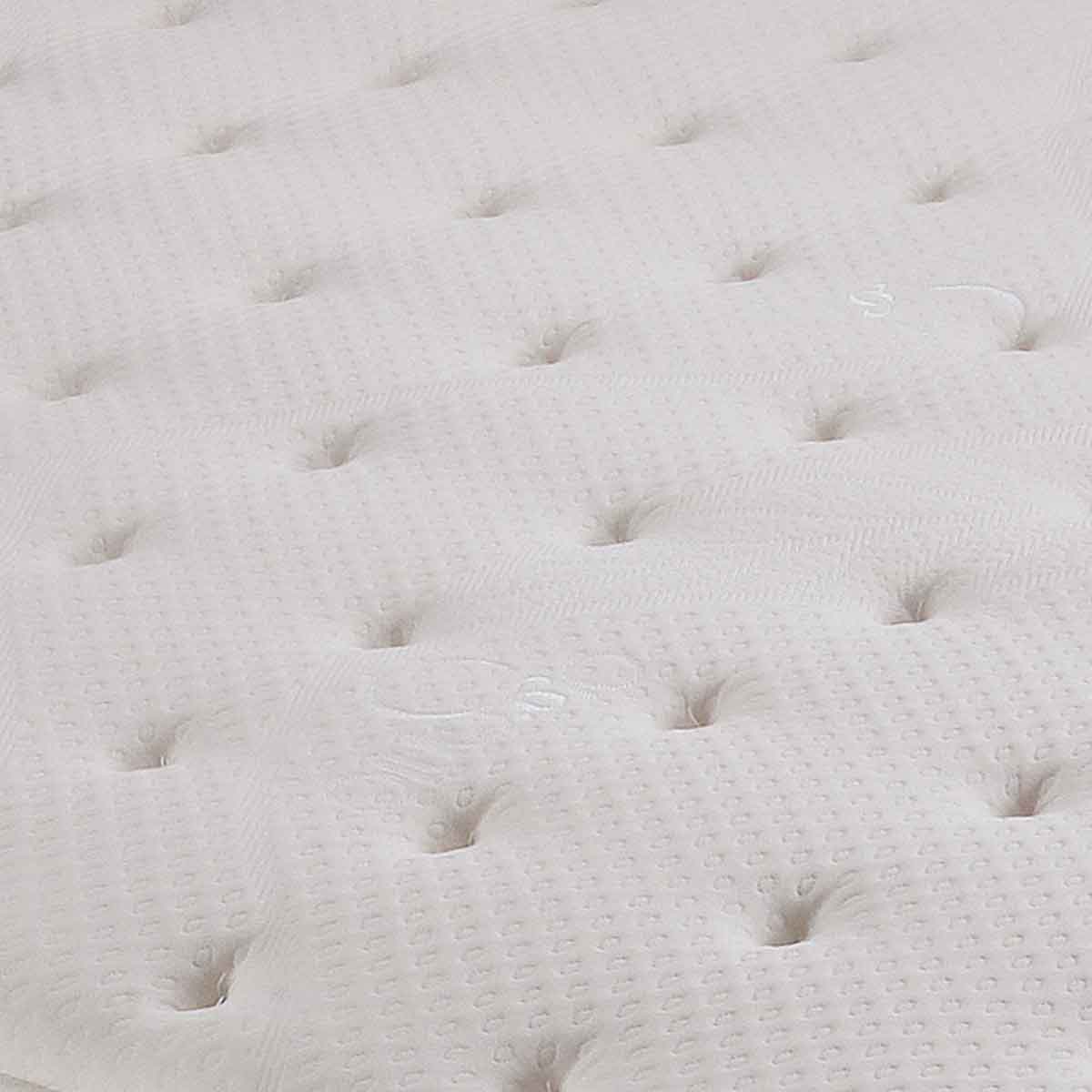 Colchón climatizado de muelle ensacado + lana y algodón domotex® YUKA