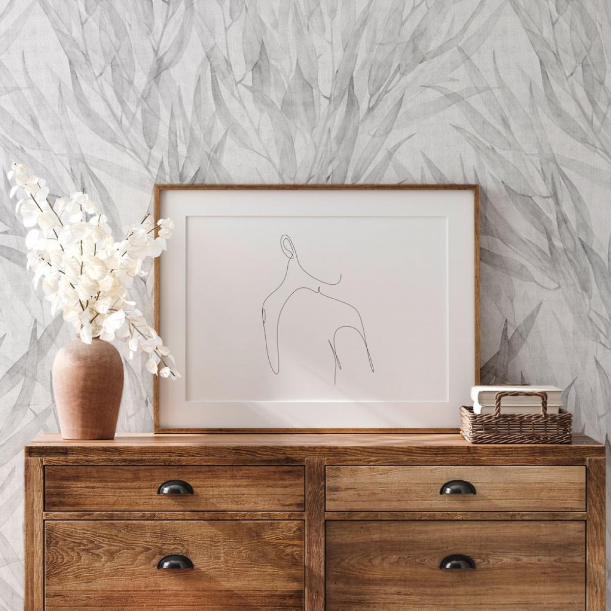 Rollo de dos paneles autoadhesivos canvas NATURE