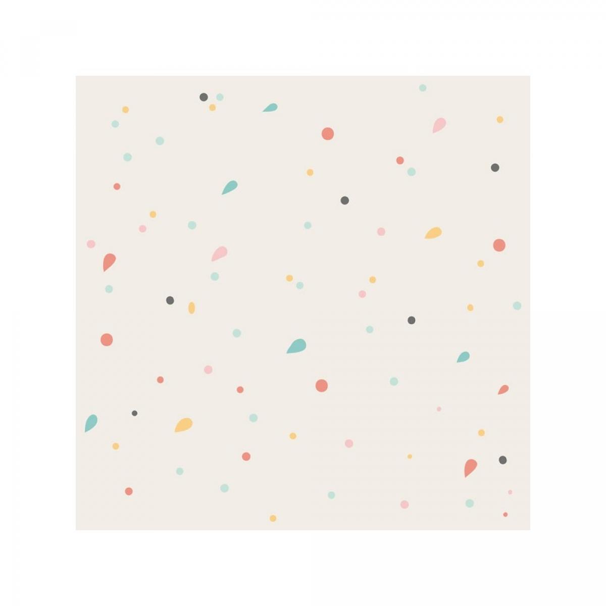 Rollo de dos paneles autoadhesivos canvas MOTITAS