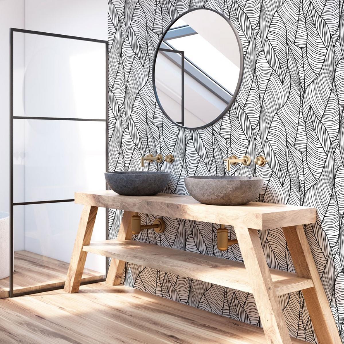 Rollo de dos paneles autoadhesivos canvas COCONUT