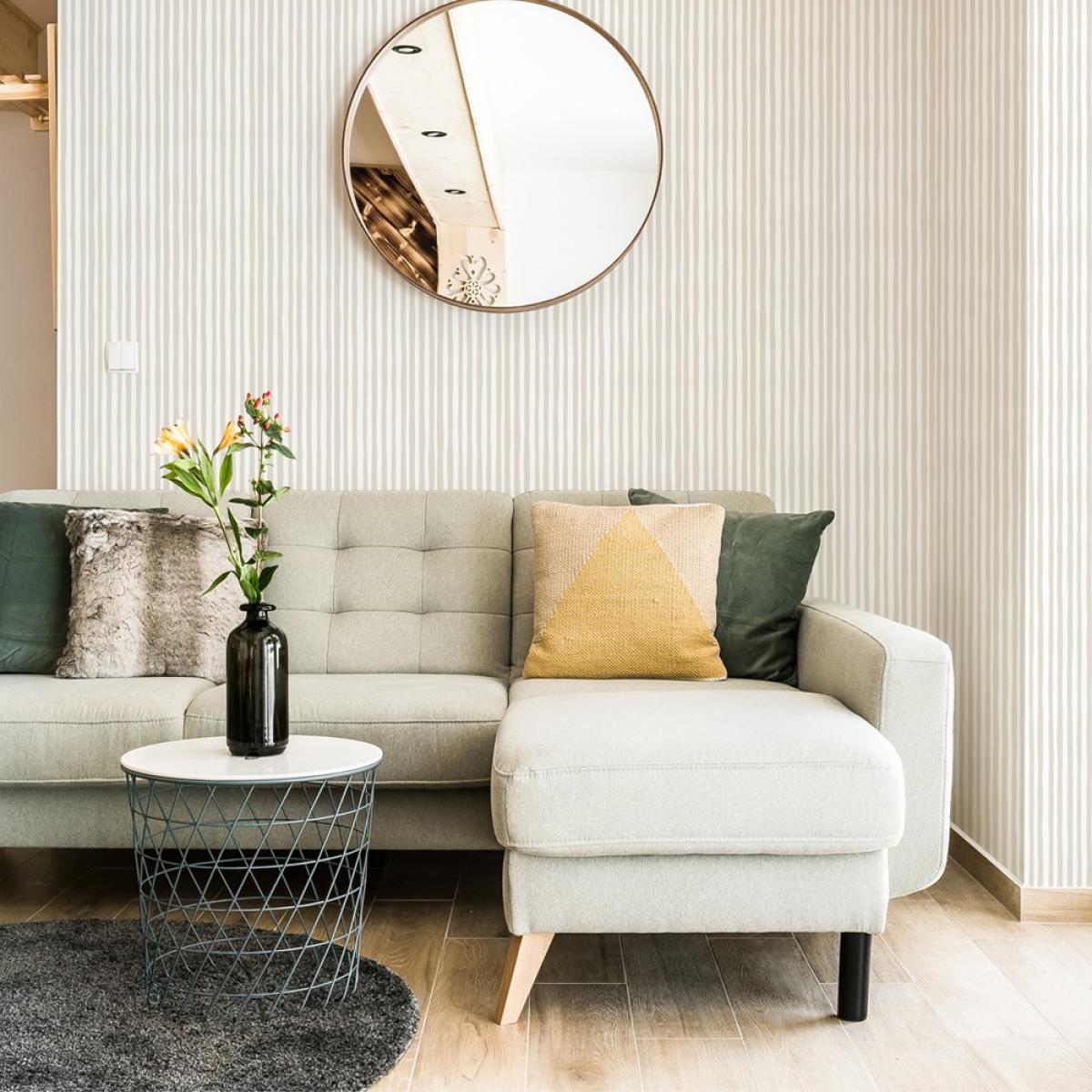 Rollo de dos paneles autoadhesivos canvas LIN