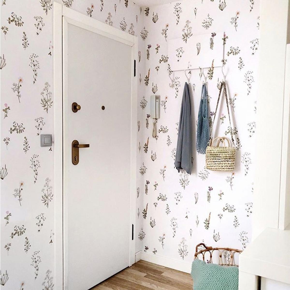 Rollo de dos paneles autoadhesivos canvas FLORES SILVESTRES