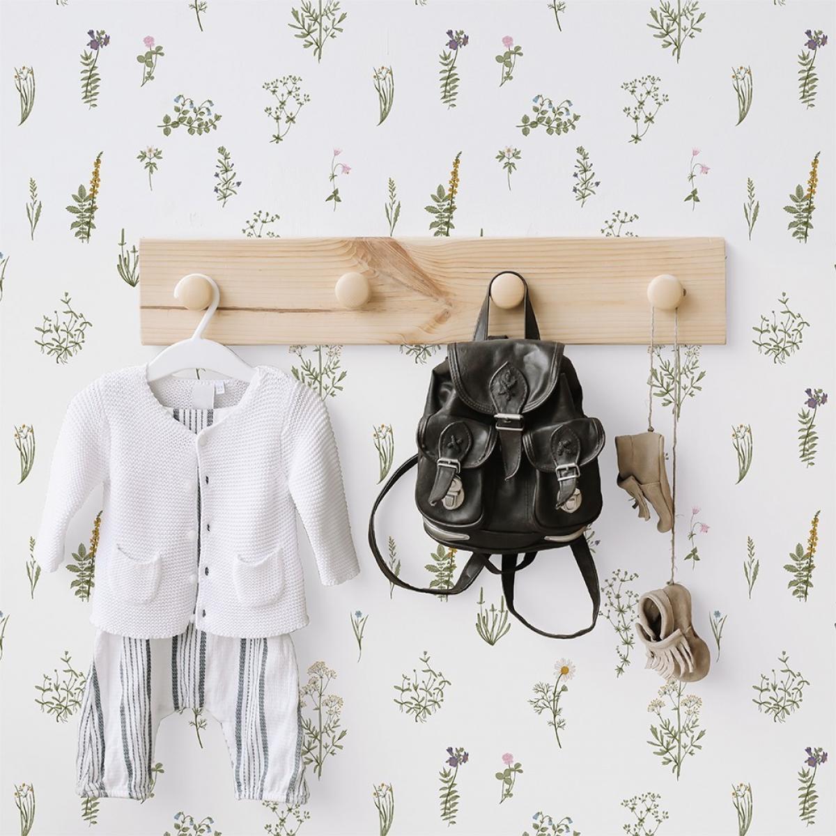 Rollo de dos paneles autoadhesivos canvas FLORES SILVESTRES