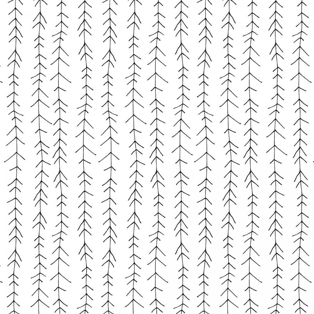 Rollo de papel pintado infantil de dos paneles autoadhesivos canvas CUTE ARROWS