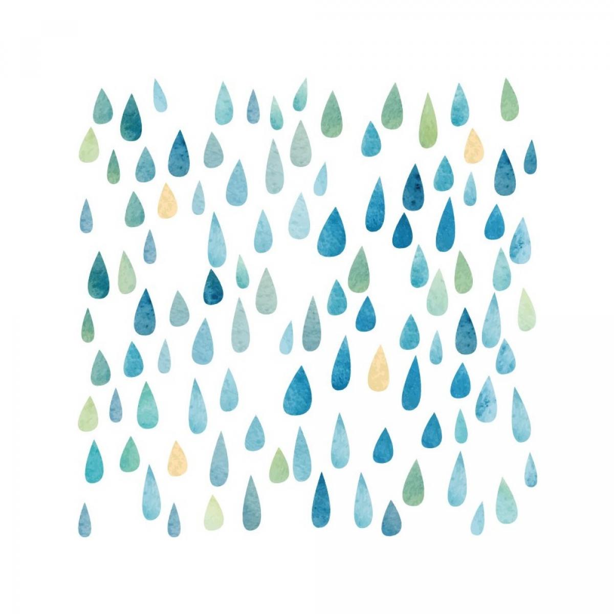 Rollo de dos paneles autoadhesivos canvas GOTAS