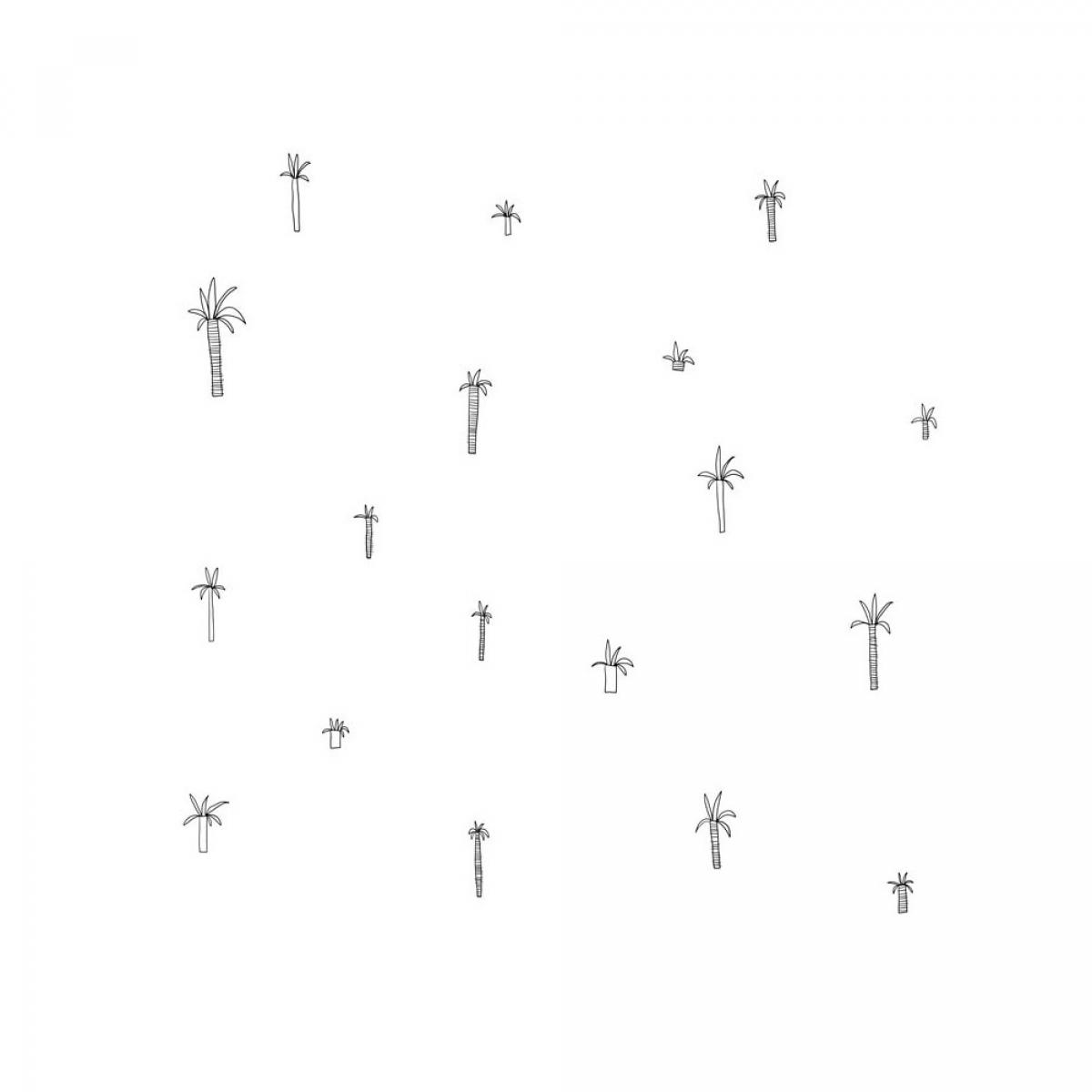 Rollo de dos paneles autoadhesivos canvas PALMERITAS