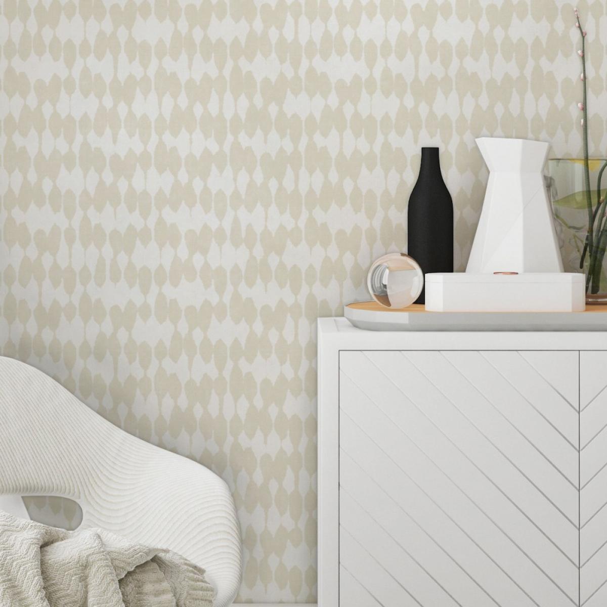 Rollo de dos paneles autoadhesivos canvas SHIBORI