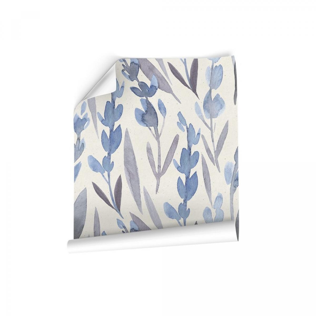 Rollo de dos paneles autoadhesivos canvas LAVANDA