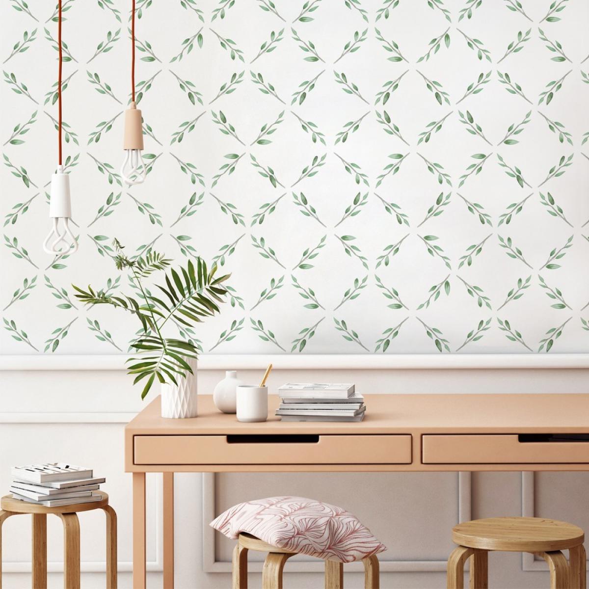 Rollo de dos paneles autoadhesivos canvas ENREDADERA