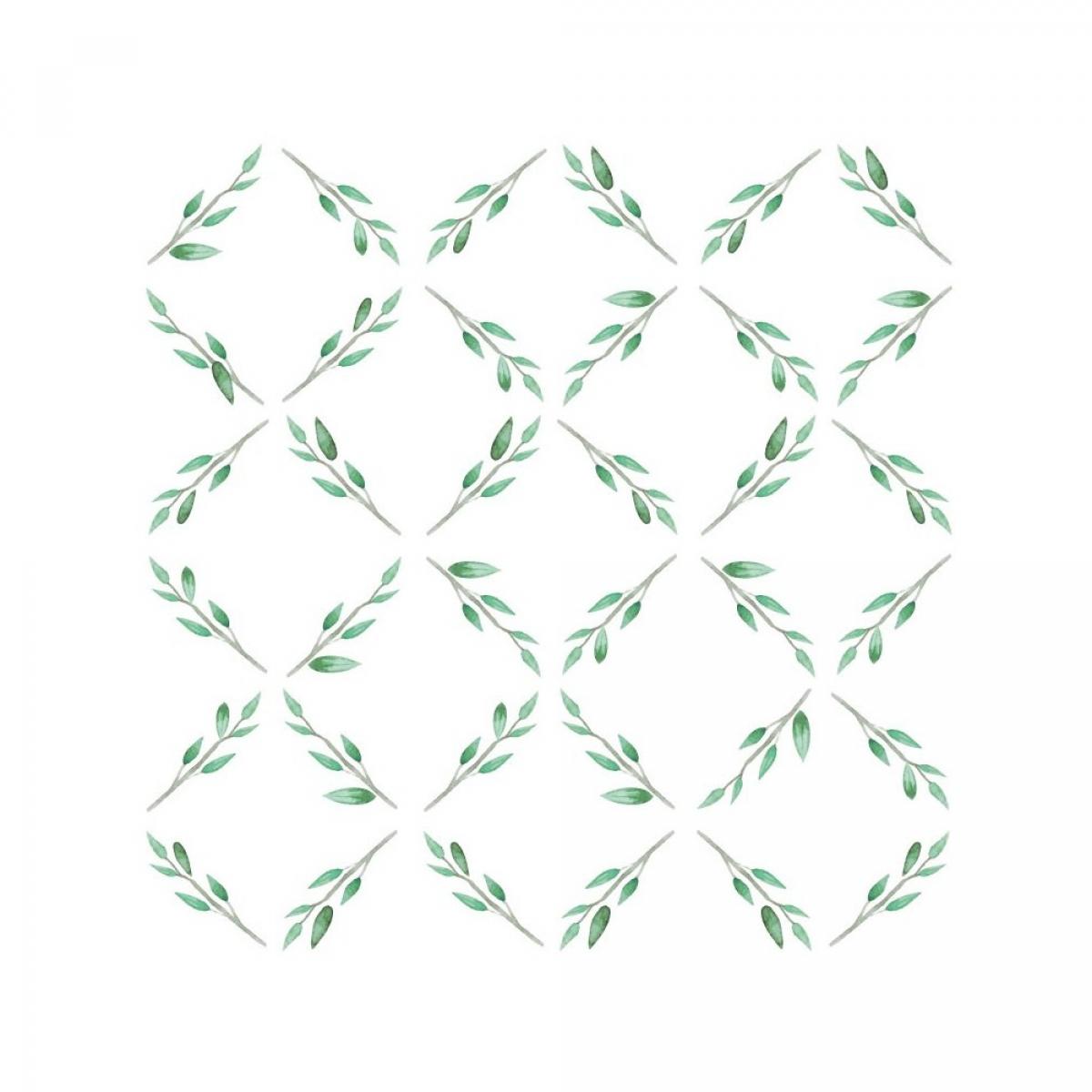 Rollo de dos paneles autoadhesivos canvas ENREDADERA