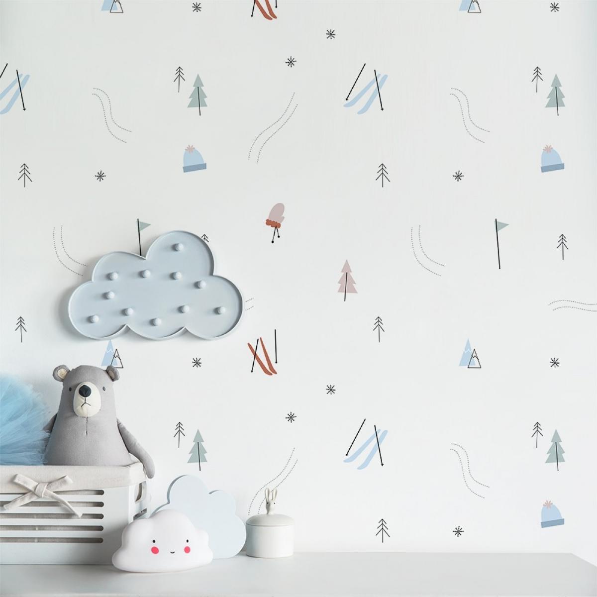 Rollo de dos paneles autoadhesivos canvas SKI