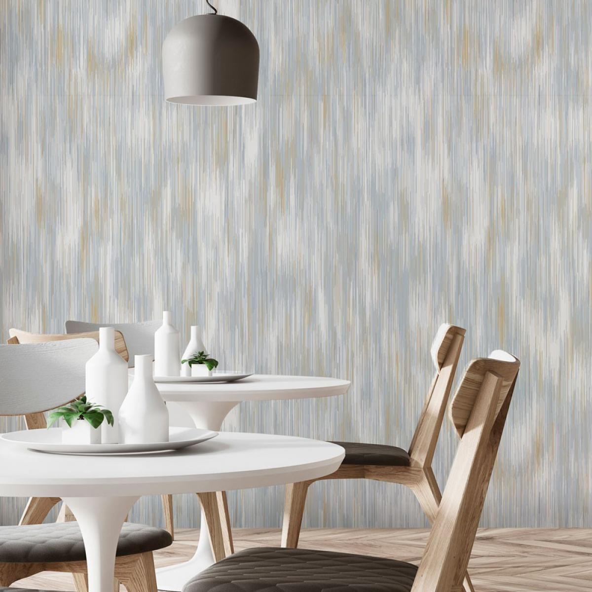 Rollo de papel pintado salón de dos paneles autoadhesivos canvas AERA