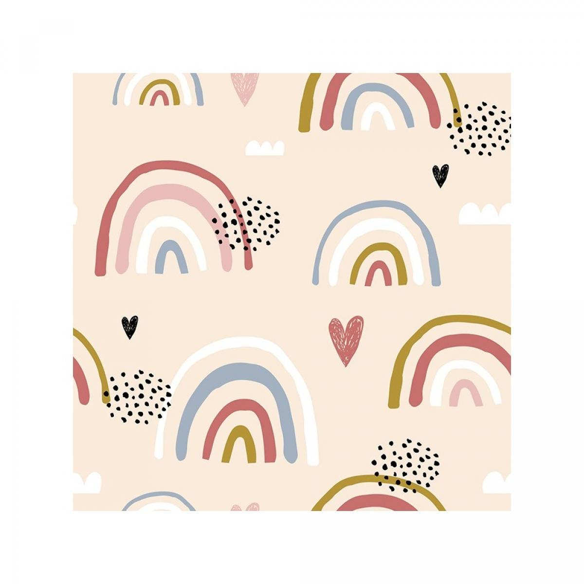 Rollo de dos paneles autoadhesivos canvas RAINBOW