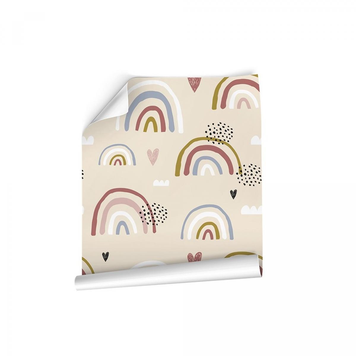 Rollo de dos paneles autoadhesivos canvas RAINBOW