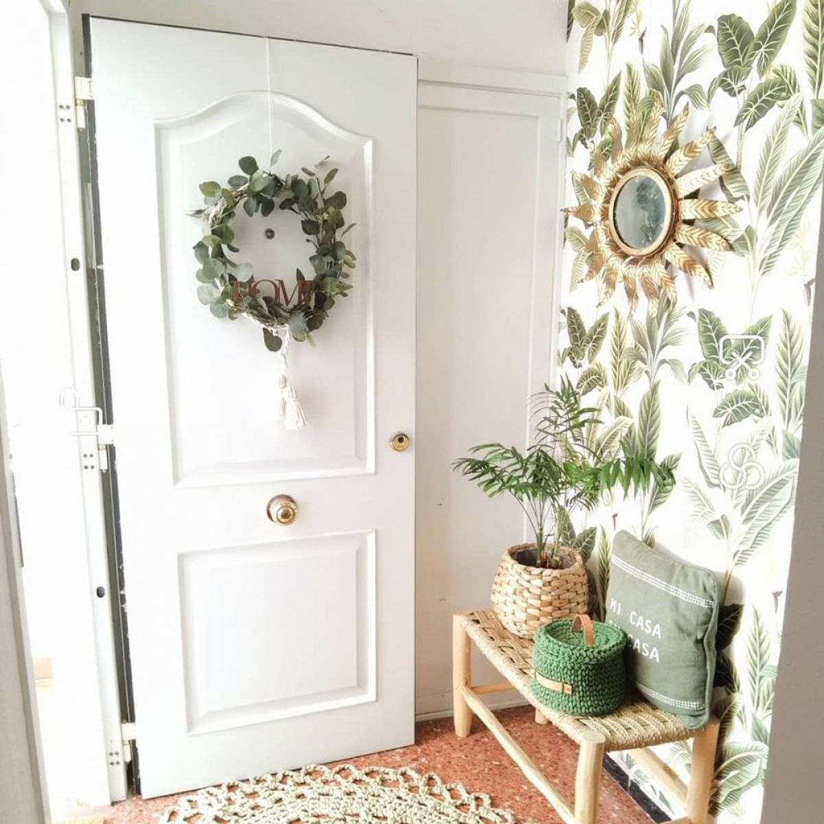 Rollo de dos paneles autoadhesivos canvas JUNGLE