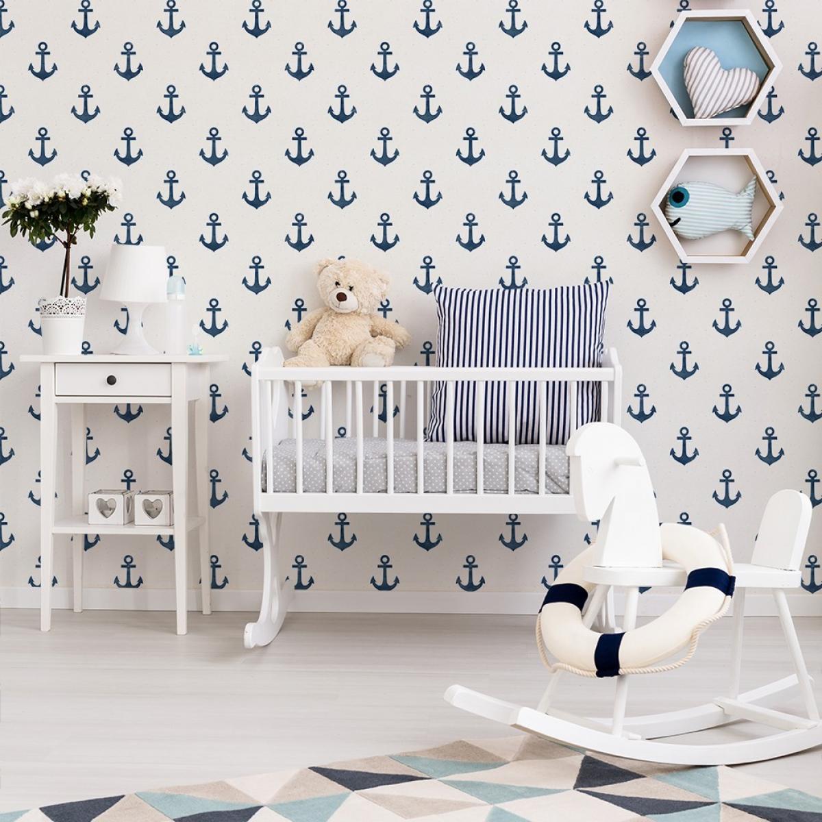 Rollo de dos paneles autoadhesivos canvas ANCLAS