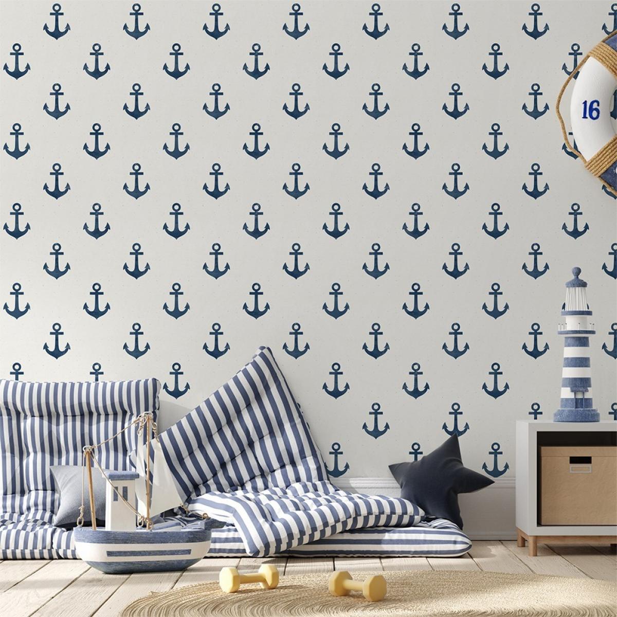 Rollo de dos paneles autoadhesivos canvas ANCLAS