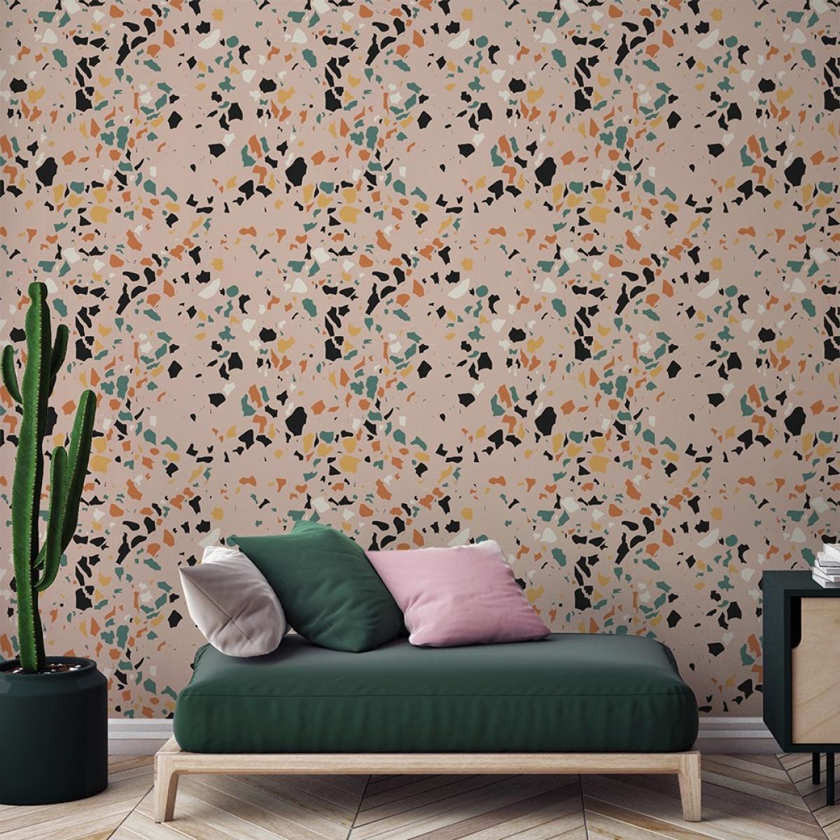 Rollo de dos paneles autoadhesivos canvas TERRAZO