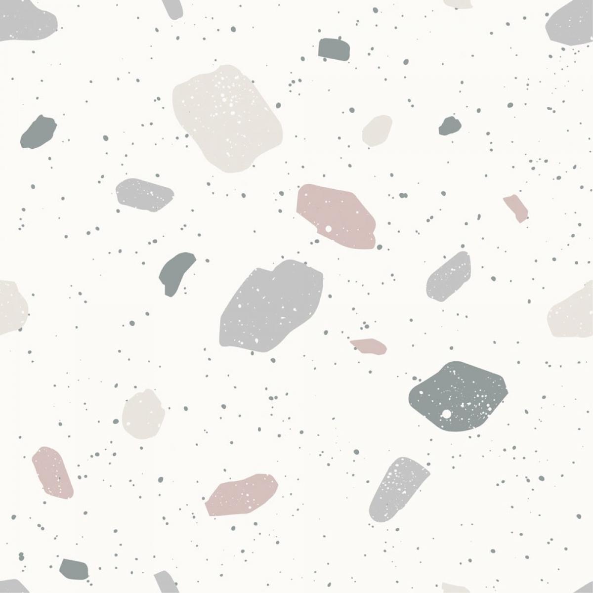 Rollo de dos paneles autoadhesivos canvas TERRAZO