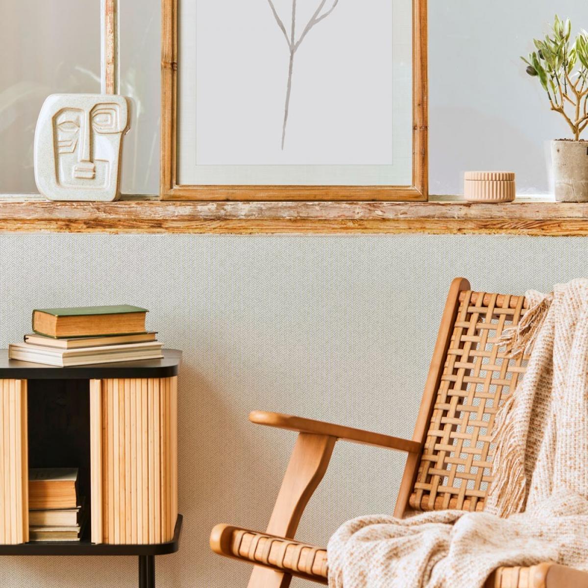 Rollo de dos paneles autoadhesivos texart HERRING