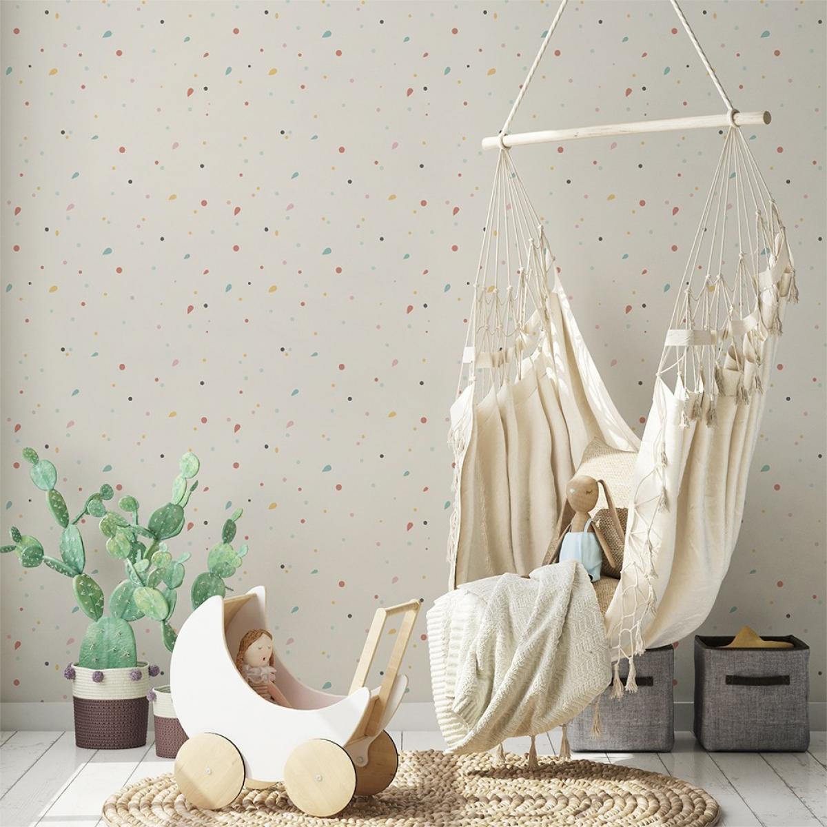 Rollo de dos paneles autoadhesivos texart MOTITAS