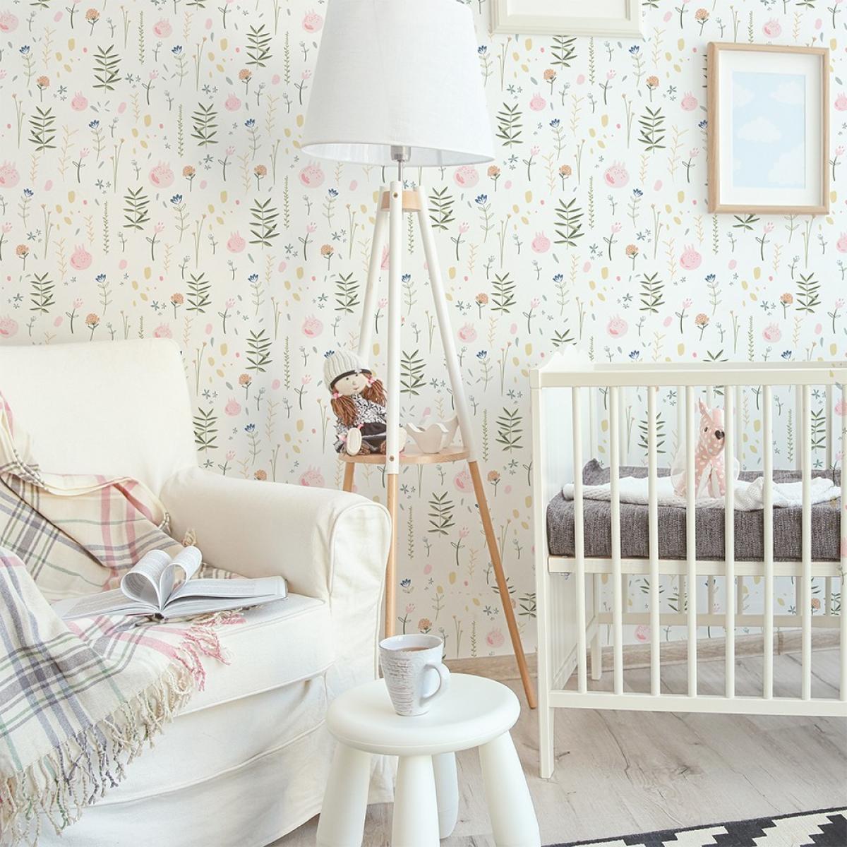 Rollo de dos paneles autoadhesivos texart PRIMAVERA