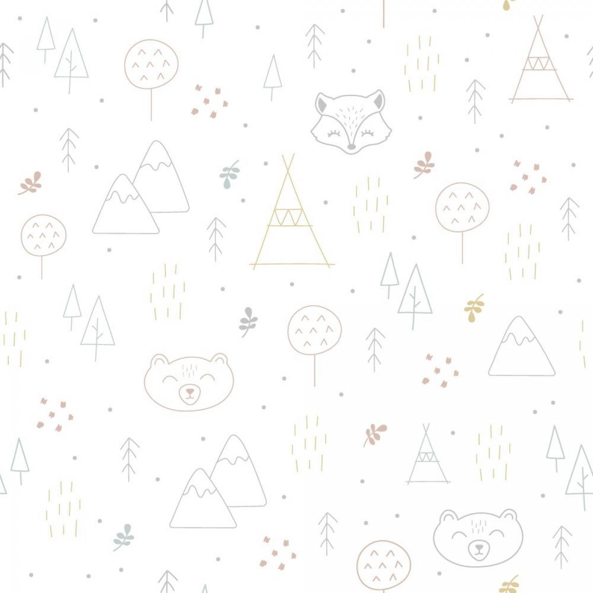 Rollo de dos paneles autoadhesivos texart MOUNTAIN