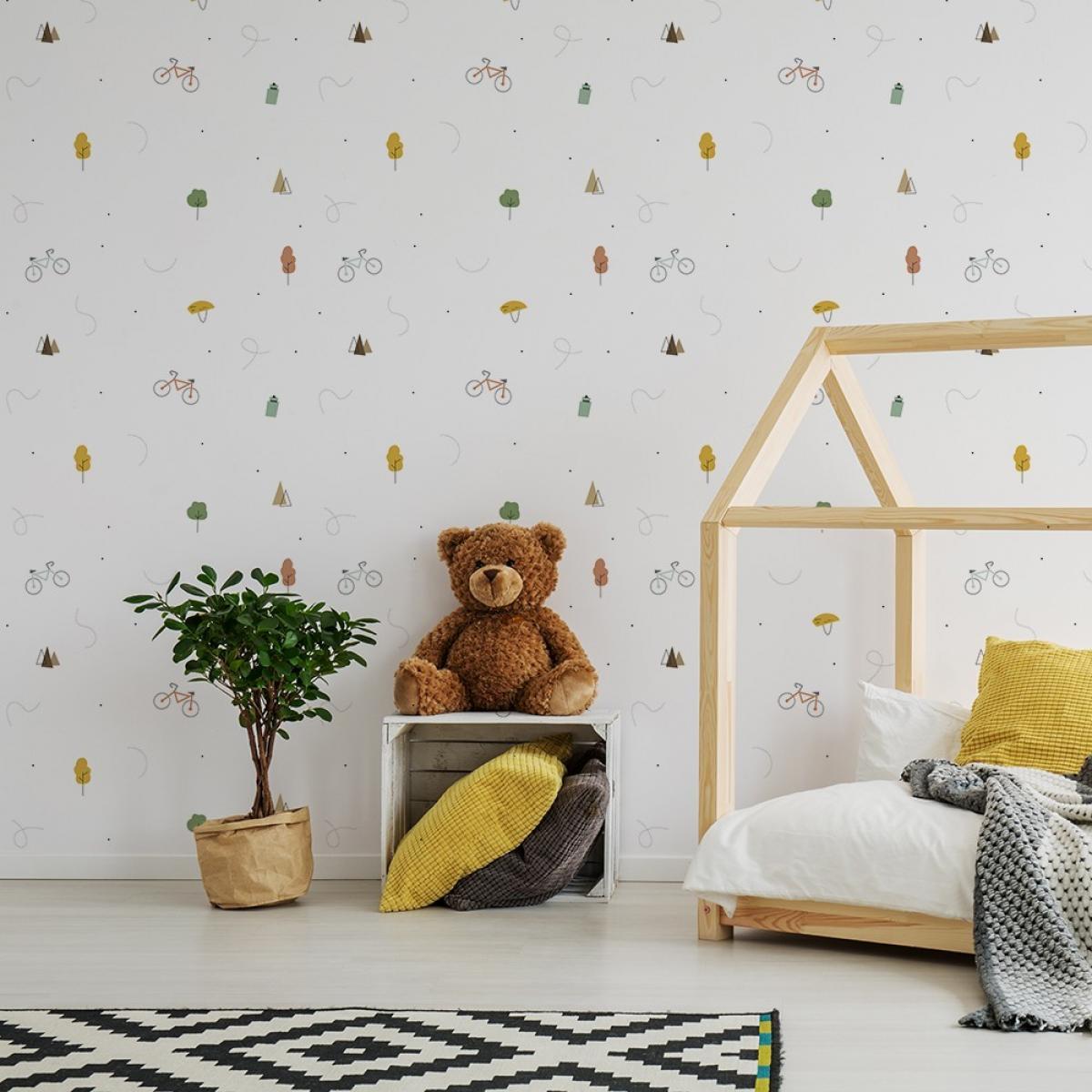 Rollo de dos paneles autoadhesivos texart BIKE