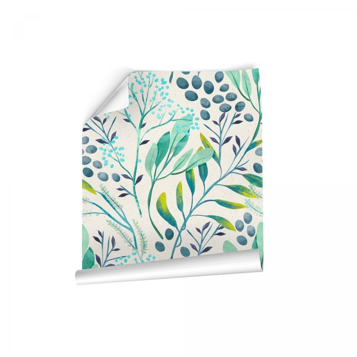 Rollo de dos paneles autoadhesivos texart FLORAL