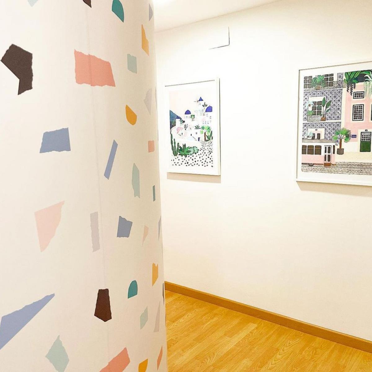 Rollo de dos paneles autoadhesivos texart PAPER