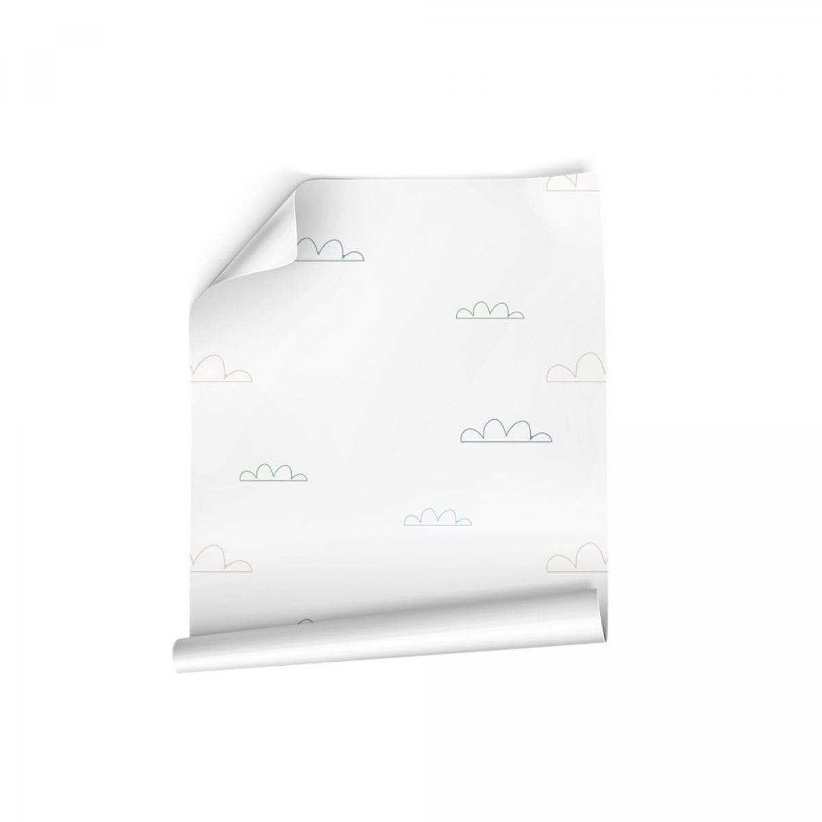 Rollo de dos paneles autoadhesivos texart NUBES