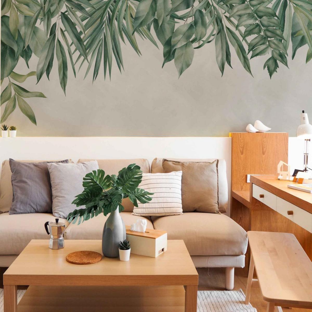 Mural autoadhesivo canvas GREENERY