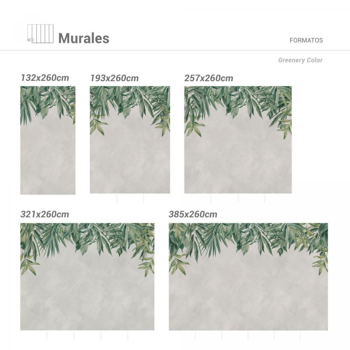 Mural autoadhesivo canvas GREENERY