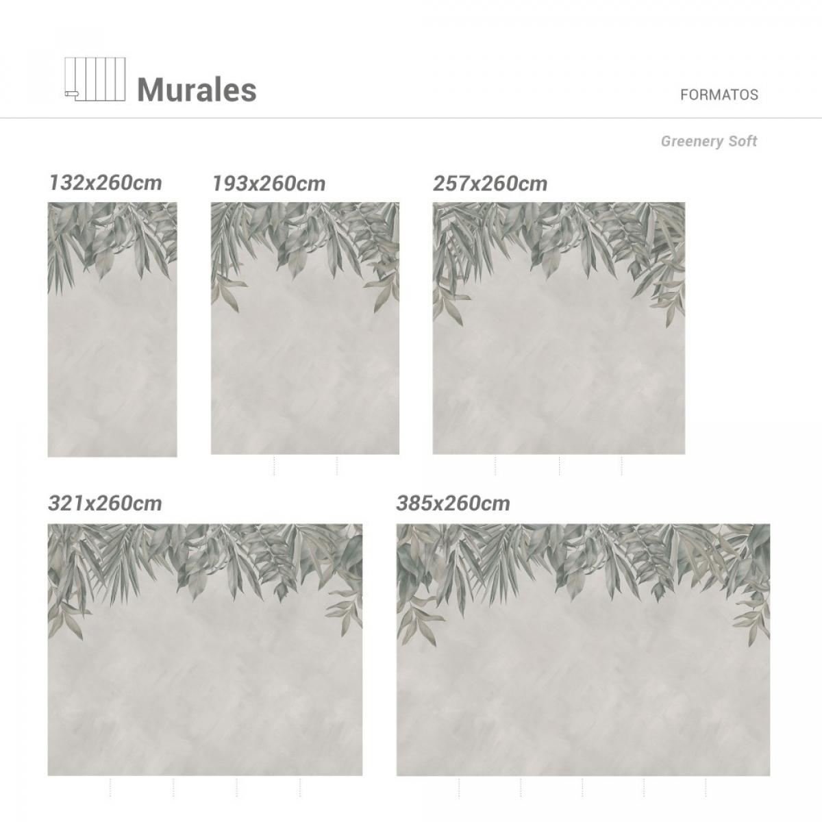 Mural autoadhesivo canvas GREENERY