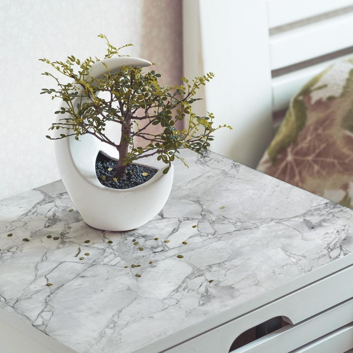 Vinilo autoadhesivo Low Cost mate  WHITE