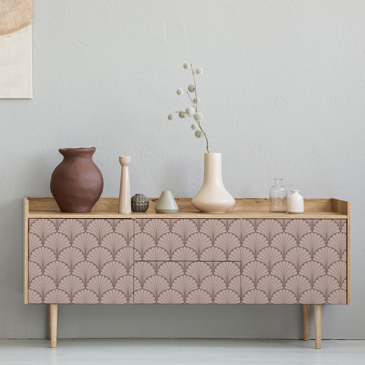 Vinilo autoadhesivo Low Cost mate  PALMS MAQUILLAJE ROSA