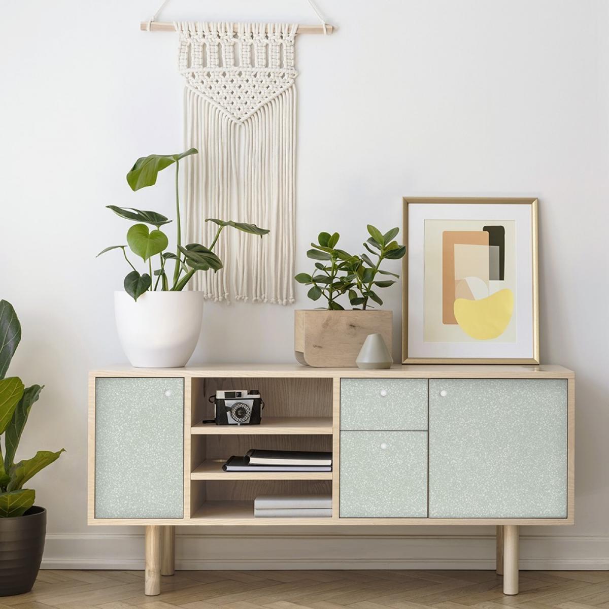 Vinilo autoadhesivo Low Cost mate  TERRAZO CLAUDE VERT