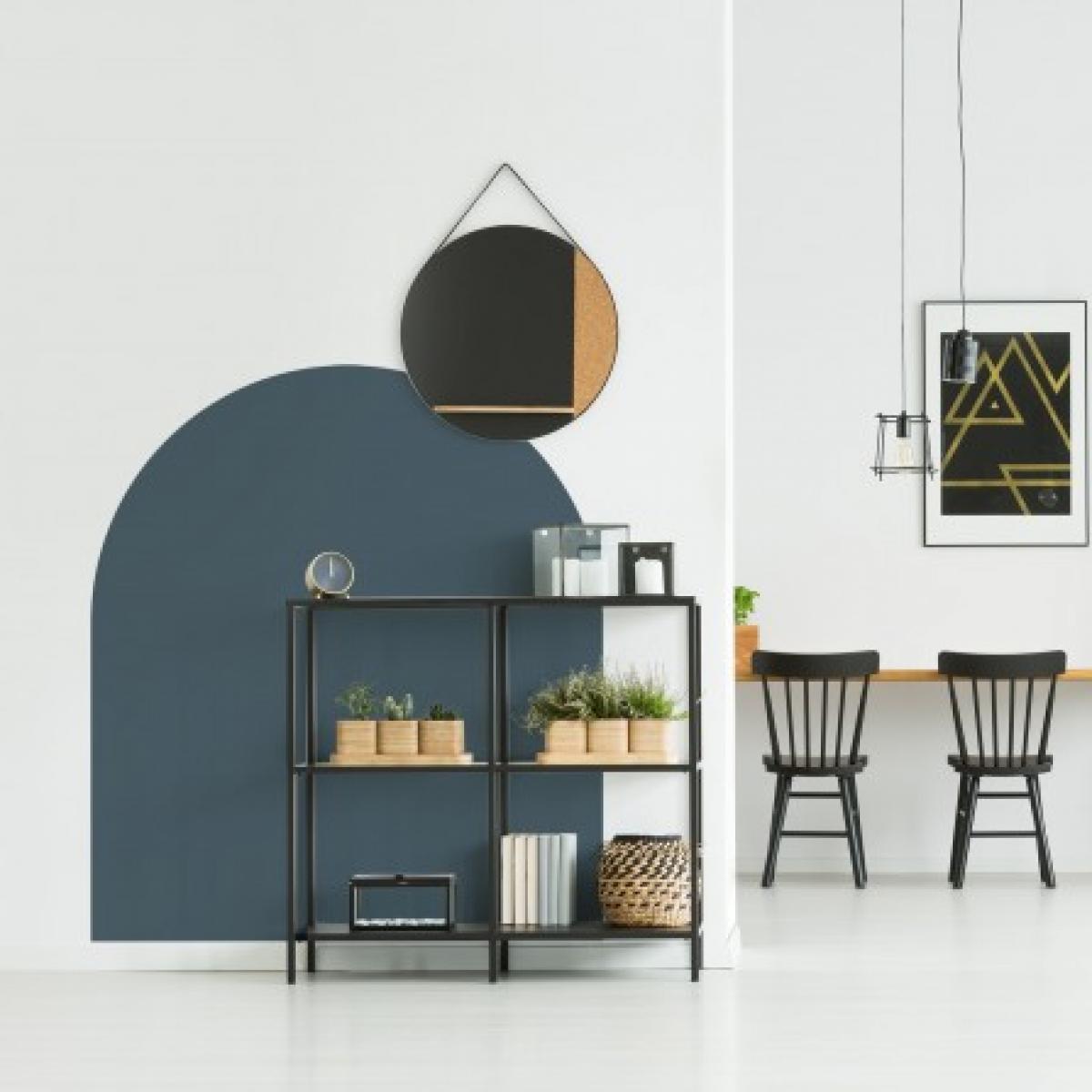 Arco pintado vinílico autoadhesivo AZUL