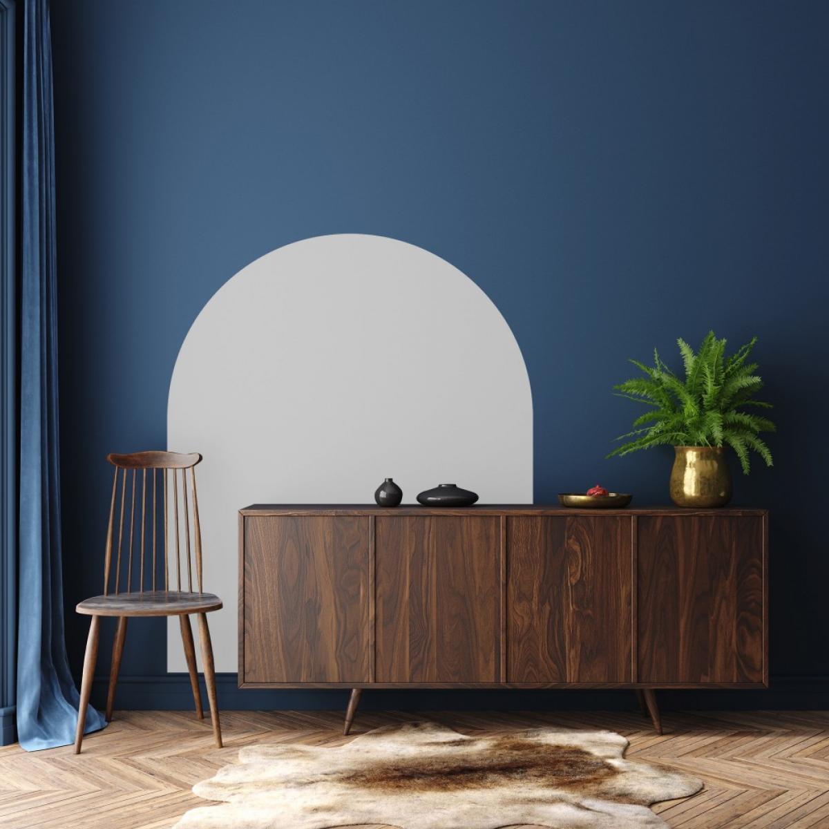 Arco pintado vinílico autoadhesivo BLANCO