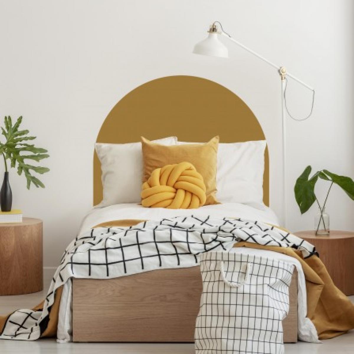 Arco pintado vinílico autoadhesivo OCRE