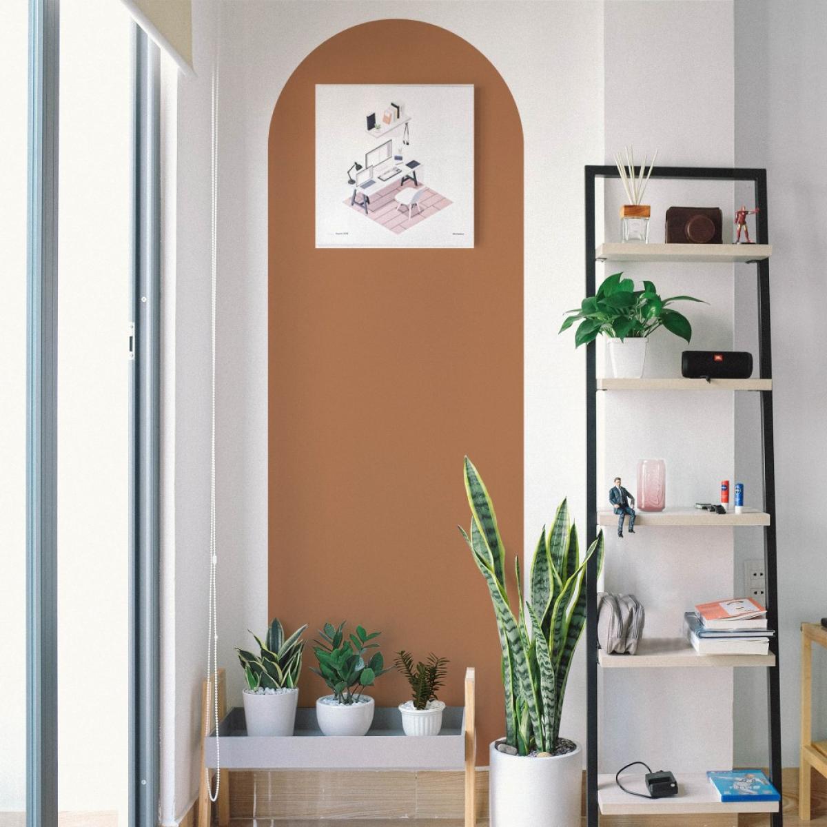 Arco pintado vinílico autoadhesivo ROJO