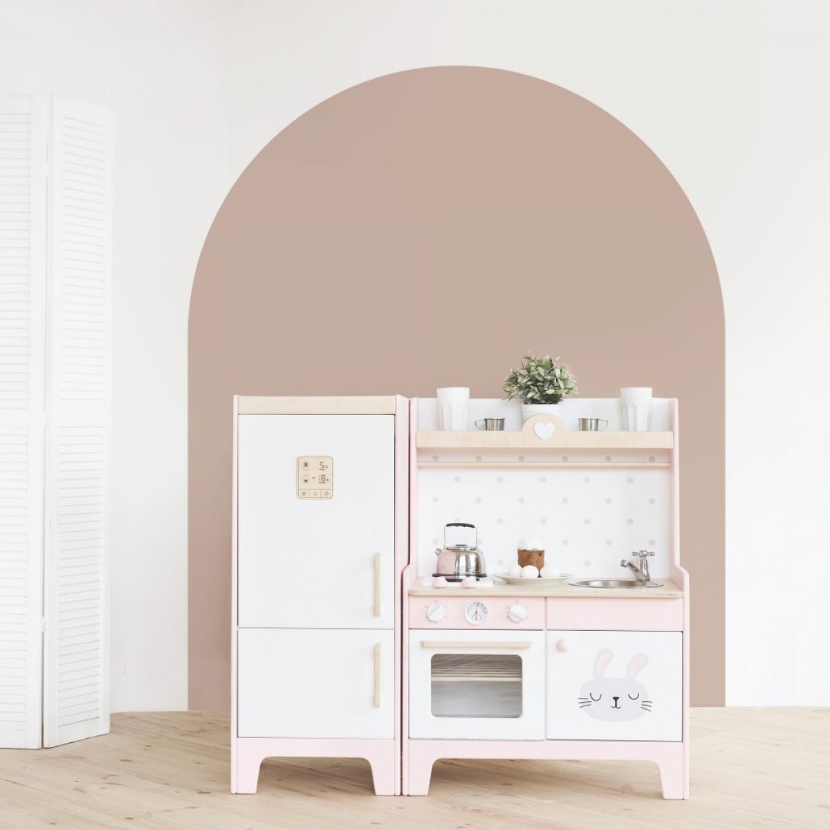 Arco pintado vinílico autoadhesivo ROSA