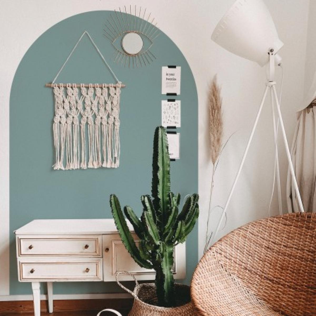 Arco pintado vinílico autoadhesivo AZUL