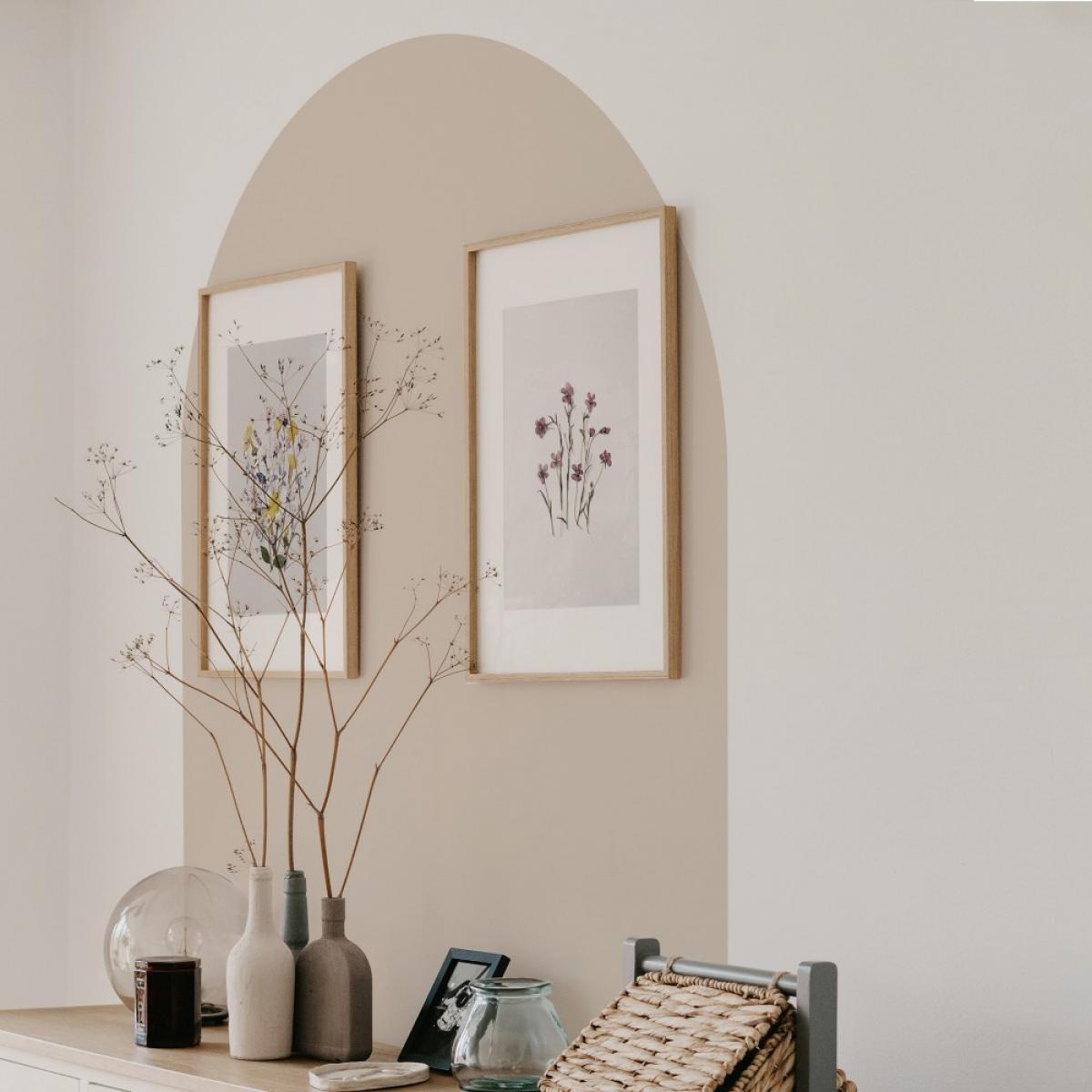 Arco pintado vinílico autoadhesivo TOPO