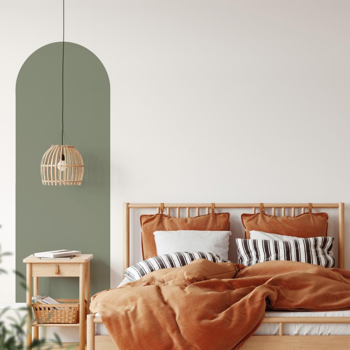 Arco pintado vinílico autoadhesivo VERDE