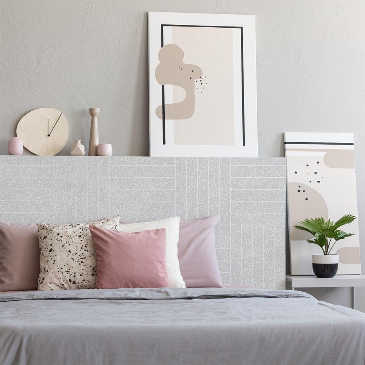 Vinilo autoadhesivo Low Cost mate  TERRAZO CLAUDE GRIS