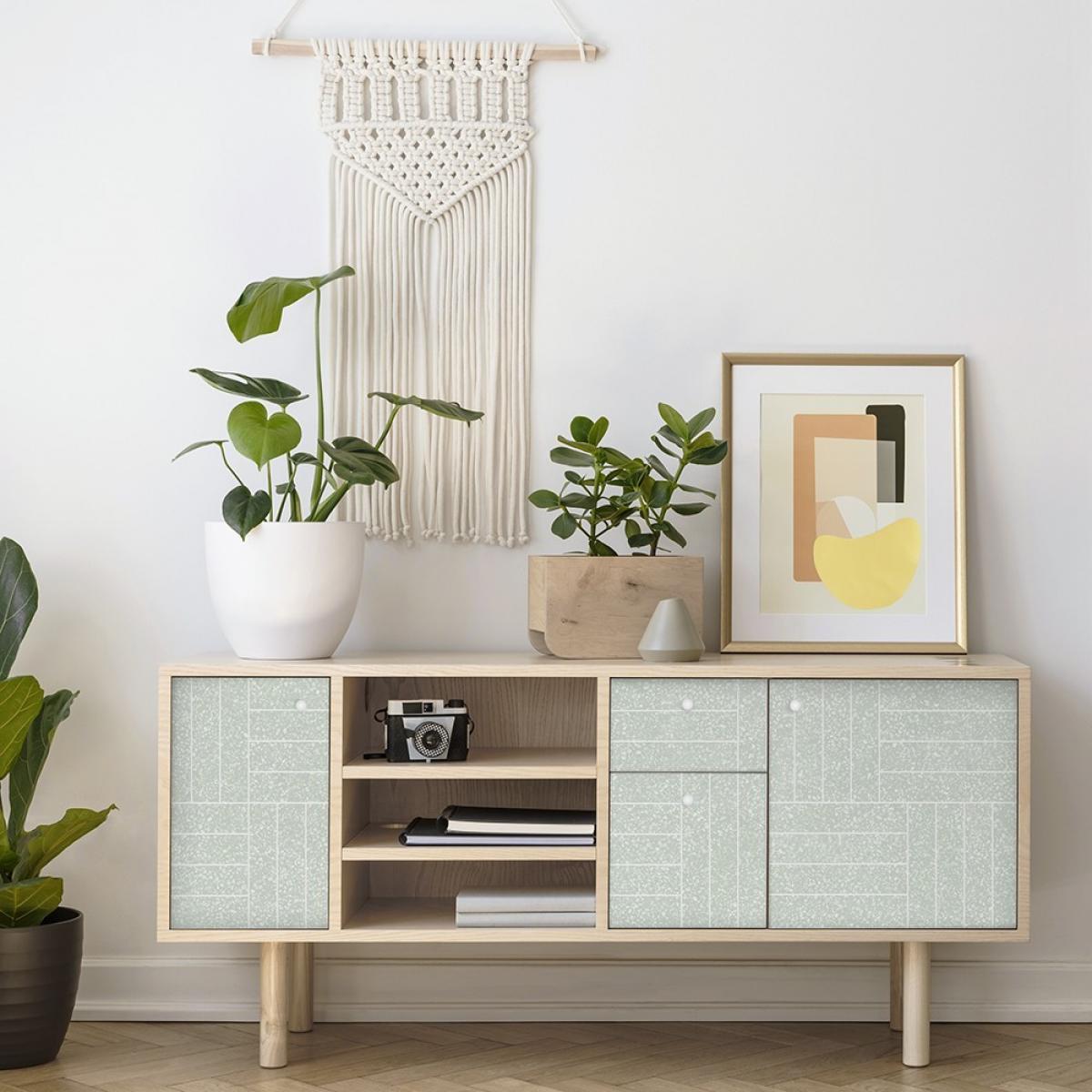 Vinilo autoadhesivo Low Cost mate  TERRAZO CLAUDE VERT