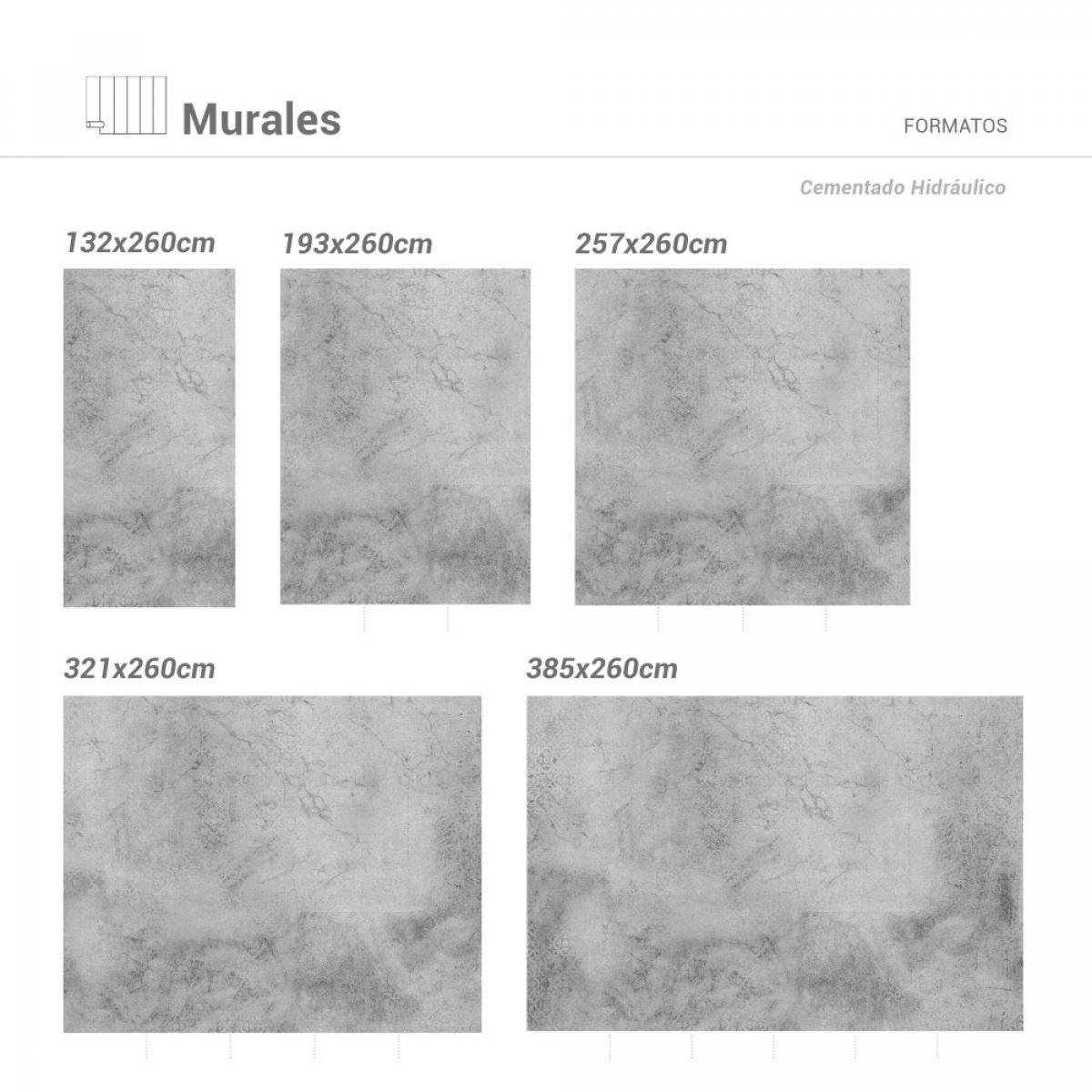 Mural autoadhesivo texart CEMENTADO