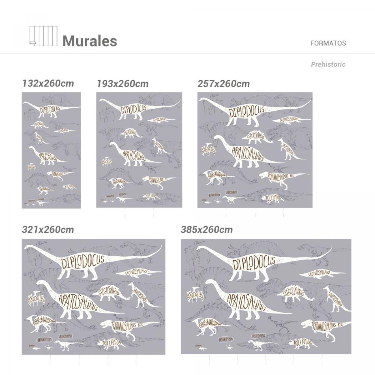 Mural autoadhesivo texart PREHISTORIC